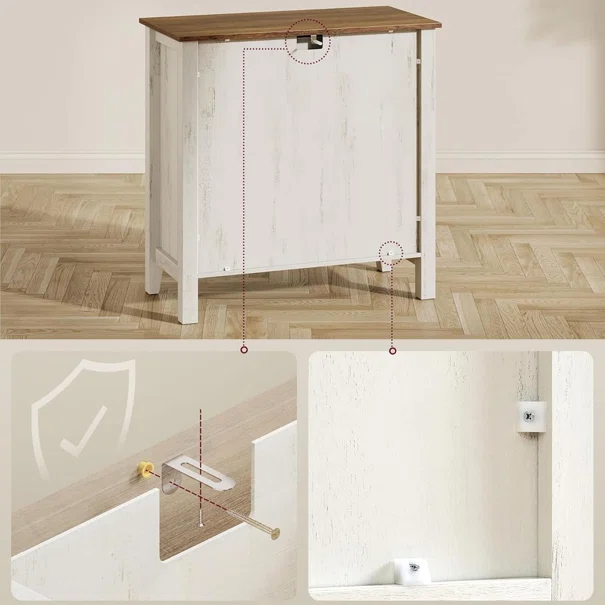 Μπουφές (80x40x80) Vasagle BBK341W01