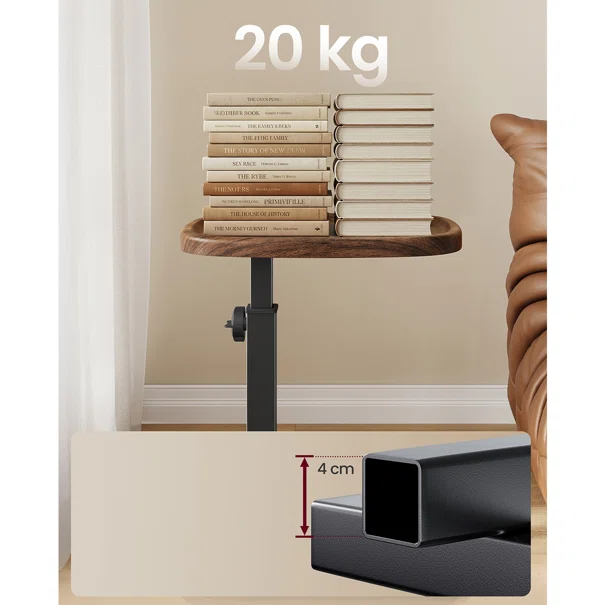 Πτυσσόμενο Βοηθητικό Τραπεζάκι (40x30x43-69) Vasagle LET363M101