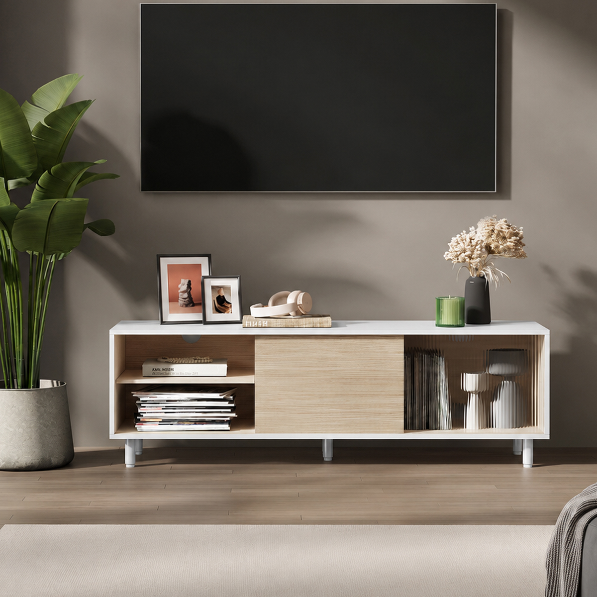Έπιπλο Τηλεόρασης (140x39x45) Vasagle LTV466W01V1