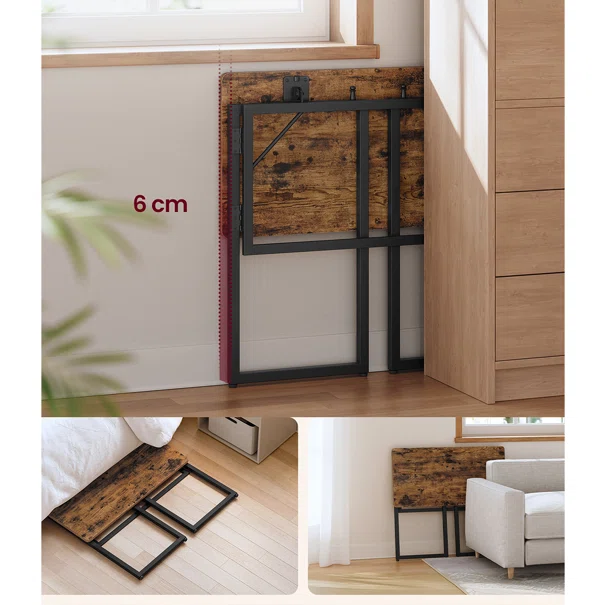 Πτυσσόμενο Γραφείο Υπολογιστή (80x40x74) Vasagle LWD151KD01