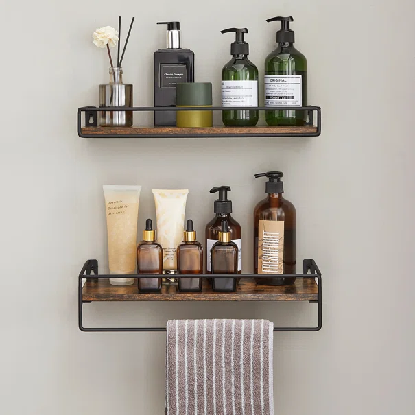Ράφια Τοίχου (Σετ 2τμχ) Vasagle LWS441B01