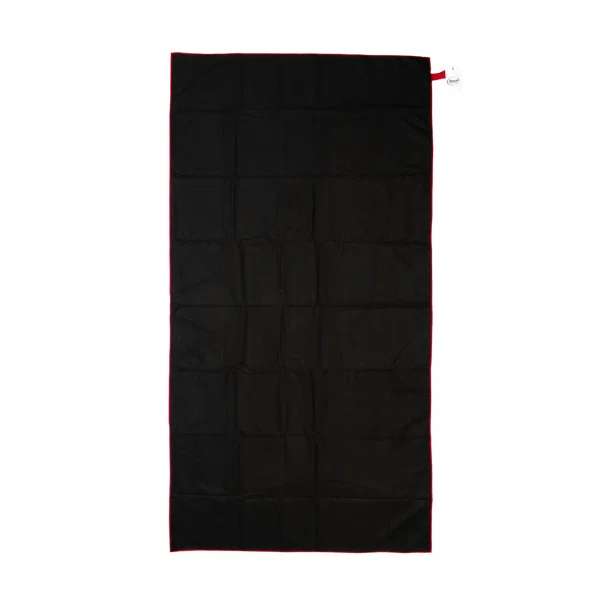 Πετσέτα Microfiber (80x160) Dimcol Quick Dry Black-Bordeaux