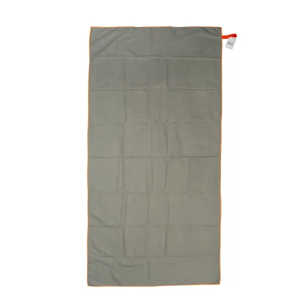 Πετσέτα Microfiber (80x160) Dimcol Quick Dry Grey-Orange