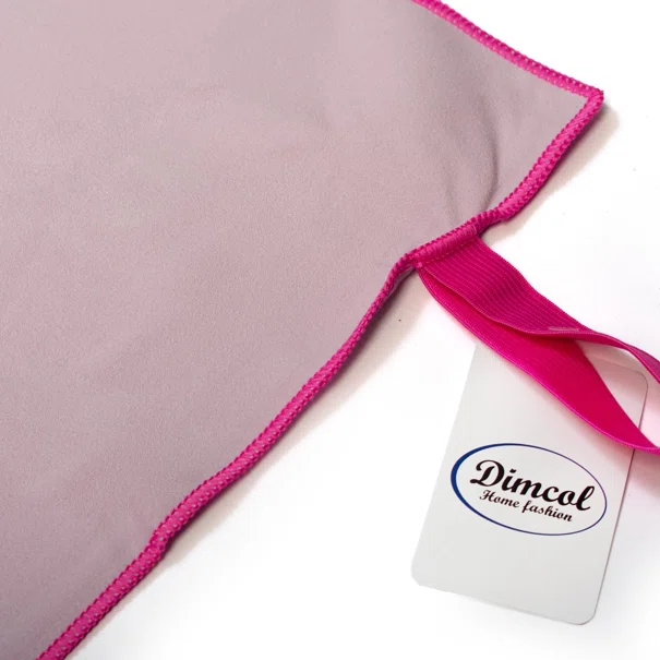 Πετσέτα Microfiber (80x160) Dimcol Quick Dry Lilac-Fuchsia