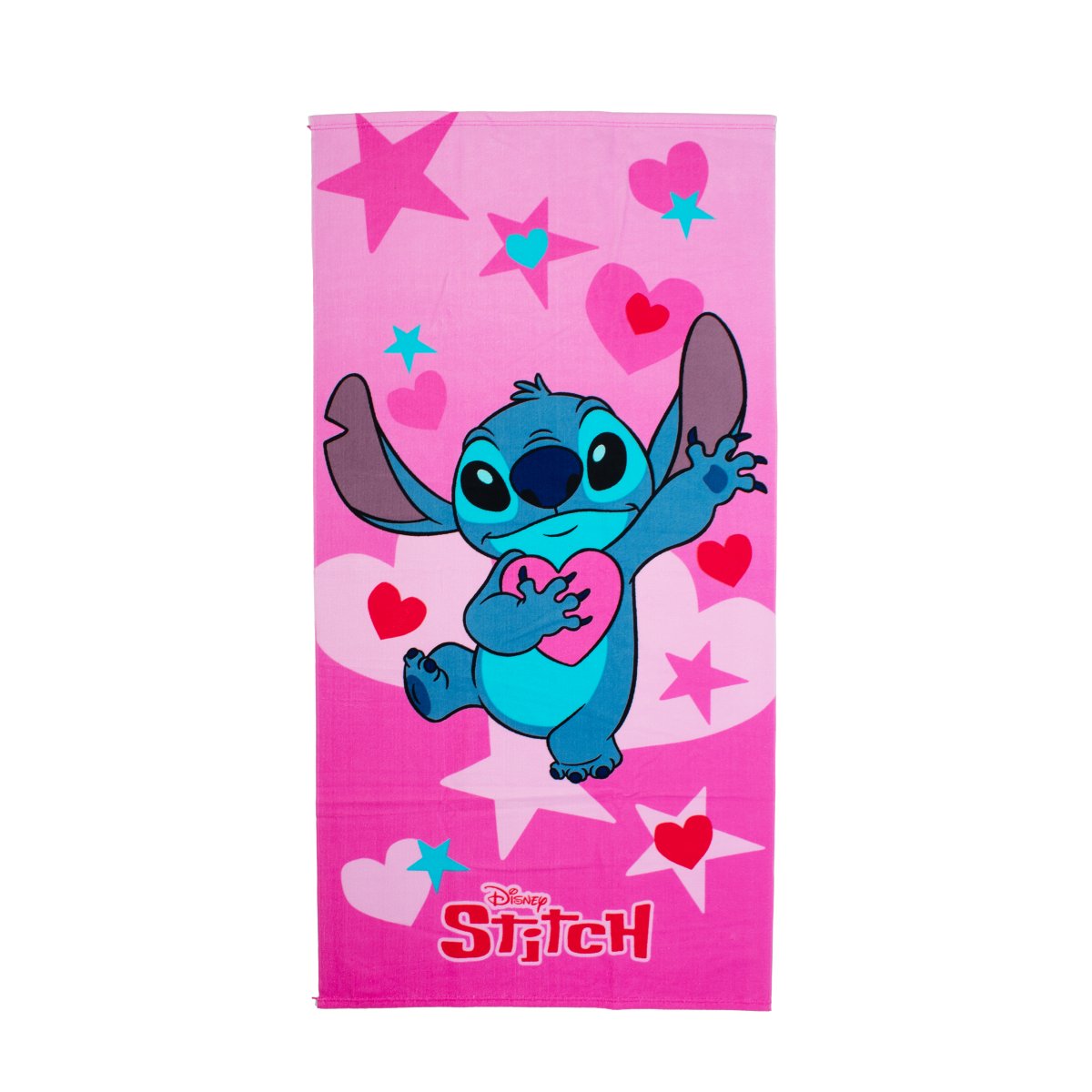 Παιδική Πετσέτα Θαλάσσης Microfiber (70x140) Dimcol Lilo & Stitch 085 Baby Pink