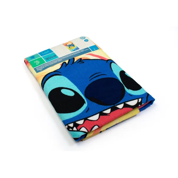 Παιδική Πετσέτα Θαλάσσης Microfiber (70x140) Dimcol Lilo & Stitch 159 Orange
