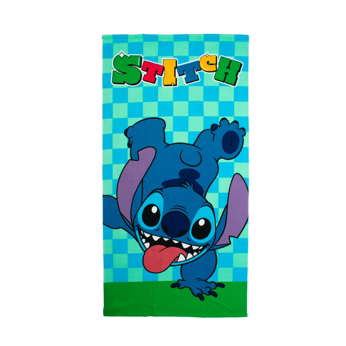 Παιδική Πετσέτα Θαλάσσης Microfiber (70x140) Dimcol Lilo & Stitch 186 Aqua-Sky Blue