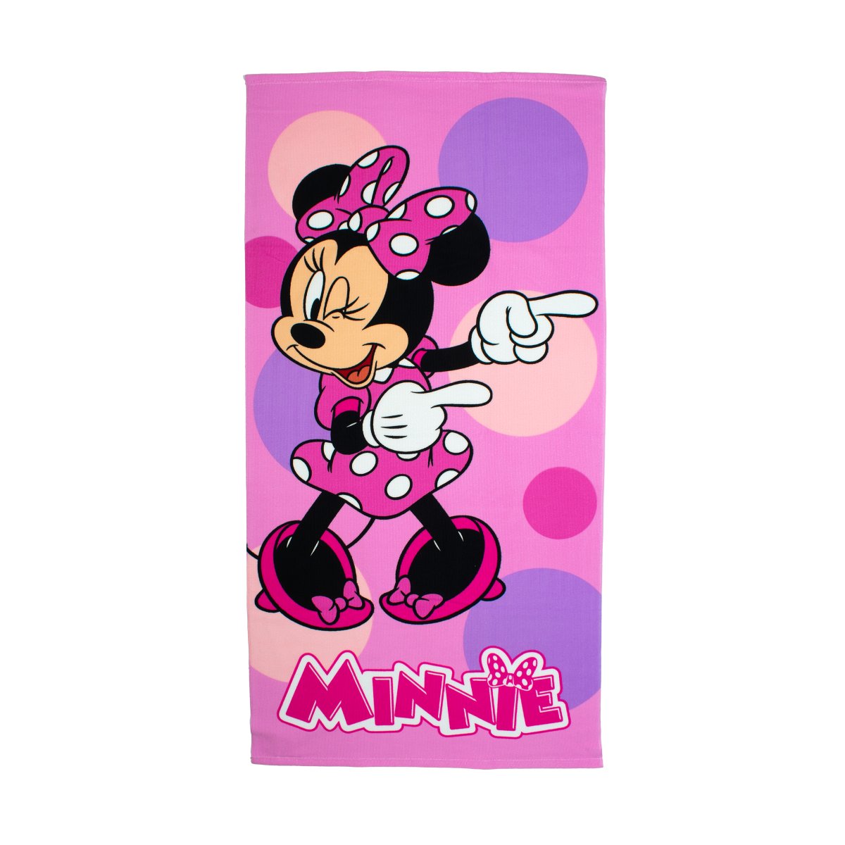 Παιδική Πετσέτα Θαλάσσης Microfiber (70x140) Dimcol Minnie 182 Pastel Lilac