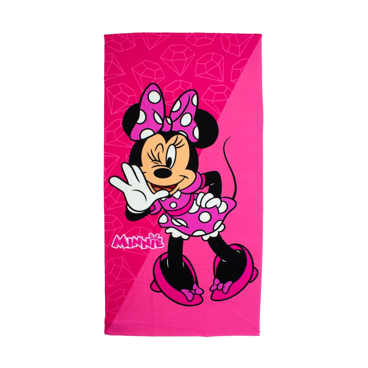 Παιδική Πετσέτα Θαλάσσης Microfiber (70x140) Dimcol Minnie 269 Fuchsia-Pink