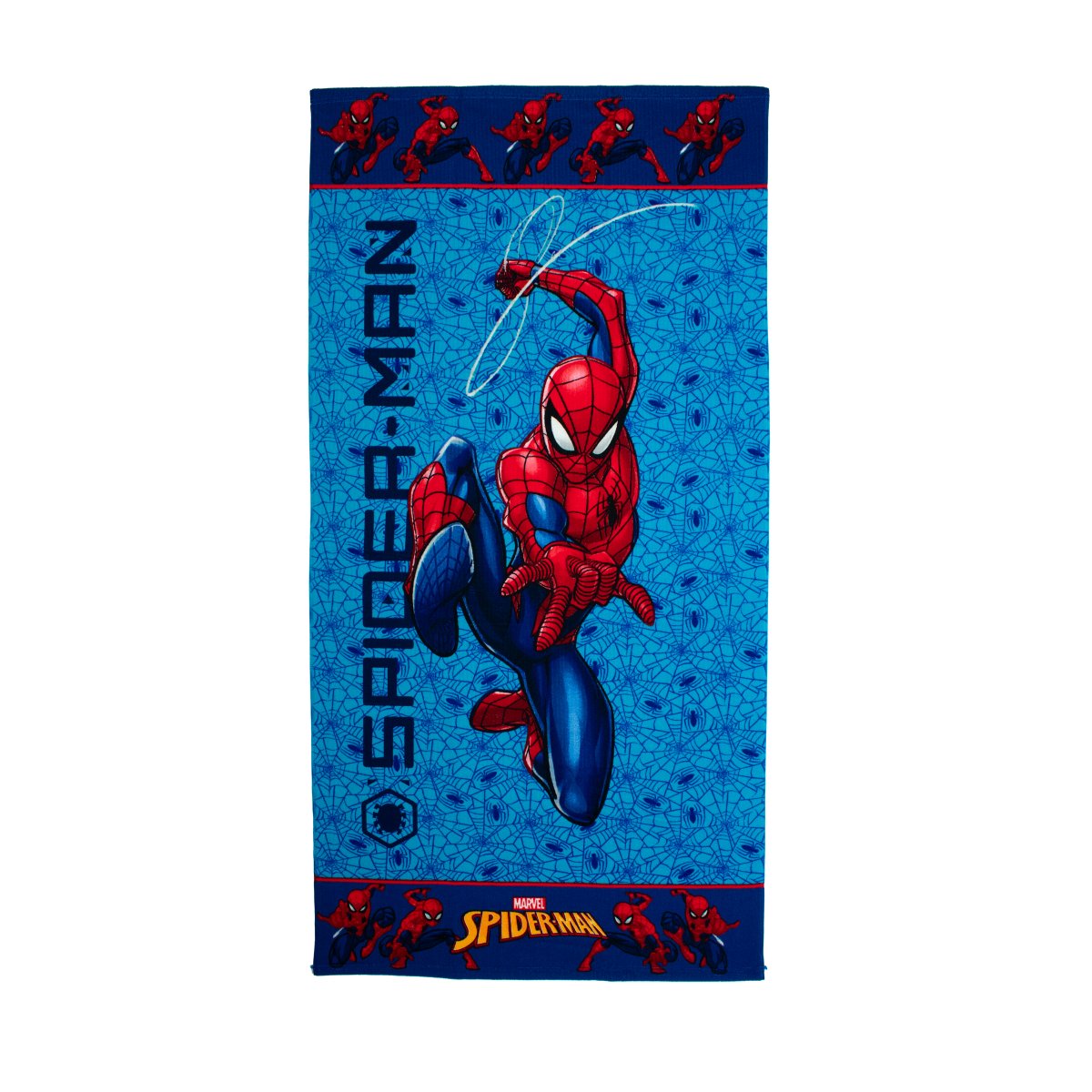 Παιδική Πετσέτα Θαλάσσης Microfiber (70x140) Dimcol Spider-Man 208 Sky Blue
