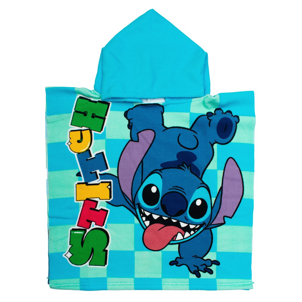 Παιδικό Πόντσο (50x100) Dimcol Lilo & Stitch 196 Aqua-Sky Blue