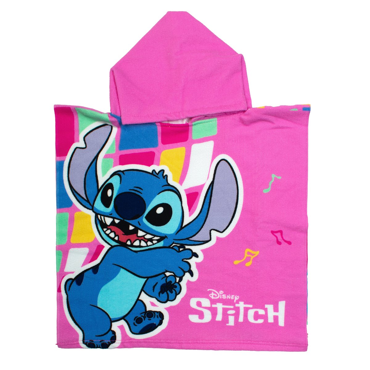 Παιδικό Πόντσο (50x100) Dimcol Lilo & Stitch 275 Pink