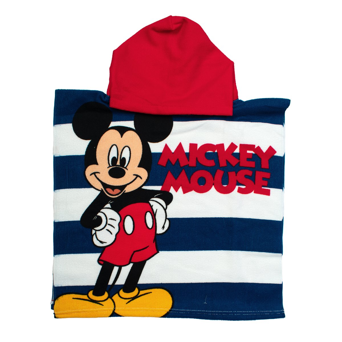 Παιδικό Πόντσο (50x100) Dimcol Mickey 193 White-Dark Blue