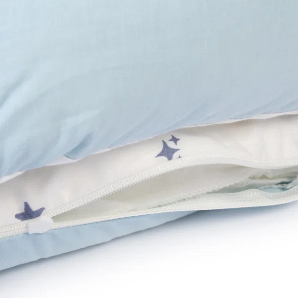 Φωλιά Ύπνου (85x60x15) Dimcol Bear's Nest 03 White-Sky Blue
