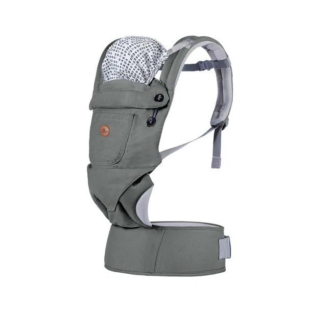 Μάρσιπος Εργονομικός (5+ Μηνών/ 3.6-15kg) Cangaroo Bora Grey BC2060