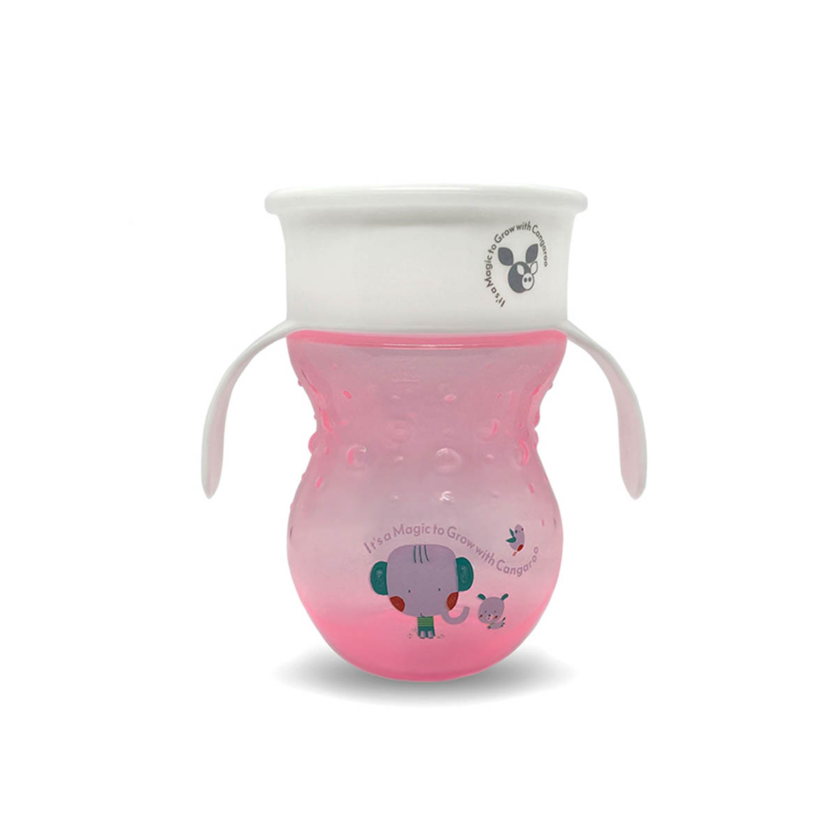 Ποτήρι Εκπαιδευτικό 270ml Cangaroo Magical 360 Pink C0669H