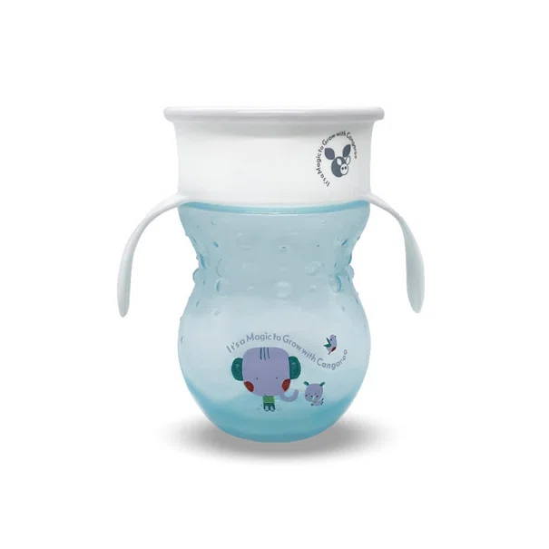Ποτήρι Εκπαιδευτικό 270ml Cangaroo Magical 360 Blue C0669H
