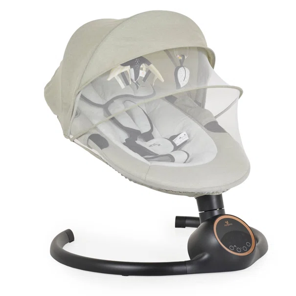 Ηλεκτρικό Ρηλάξ Με Μουσική (0+ Μηνών/Έως 9kg) Cangaroo Prestige Light Grey