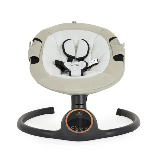 Ηλεκτρικό Ρηλάξ Με Μουσική (0+ Μηνών/Έως 9kg) Cangaroo Prestige Light Grey