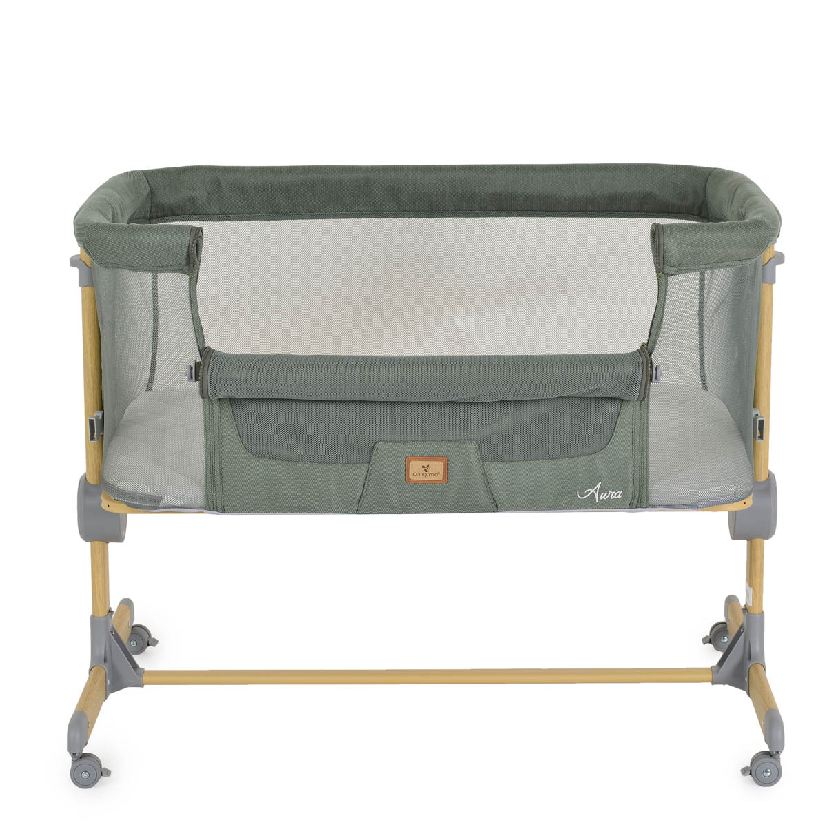 Λίκνο (0+ Μηνών Έως 9Kg) Cangaroo Aura Green Βρεφικά Μωρού Spitishop