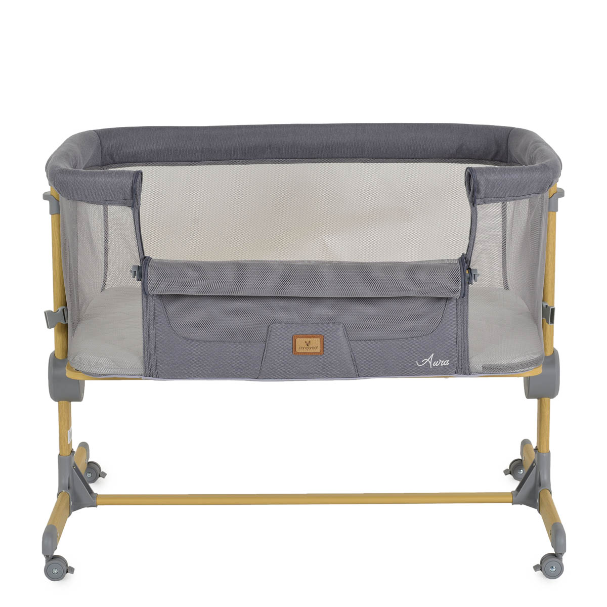 Λίκνο (0+ Μηνών Έως 9Kg) Cangaroo Aura Grey Βρεφικά Μωρού Spitishop