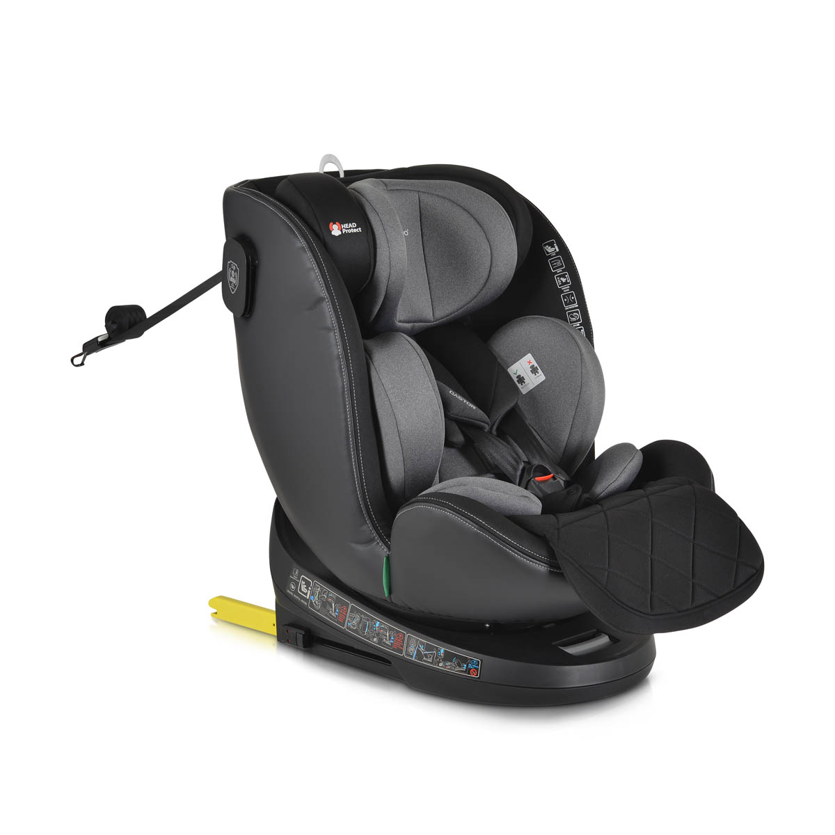 Κάθισμα Αυτοκινήτου ISOfix (40-150εκ. Ύψος) Cangaroo Castor i-Size Grey