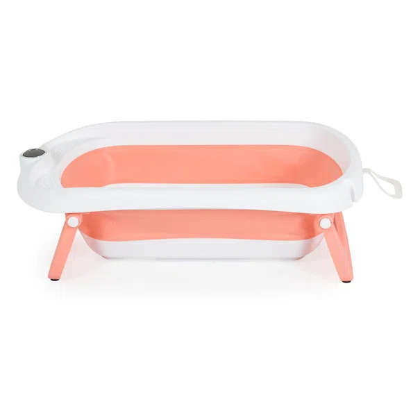 Πτυσσόμενο Μπανάκι Μωρού (Σετ 5τμχ) Cangaroo Balena Pink