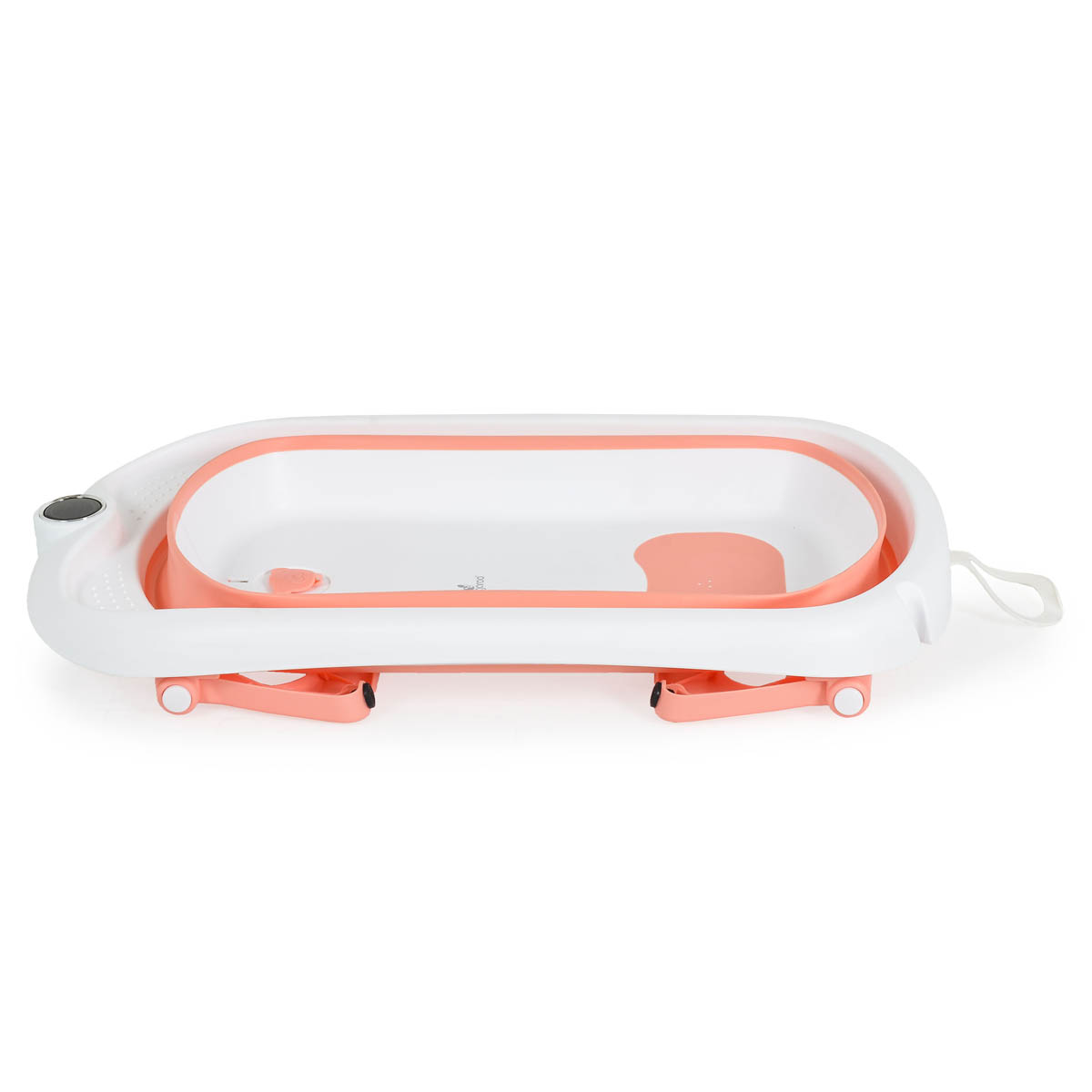 Πτυσσόμενο Μπανάκι Μωρού (Σετ 5Τμχ) Cangaroo Balena Pink Βρεφικά Φροντίδα & Περιποίηση Μπανάκια Spitishop