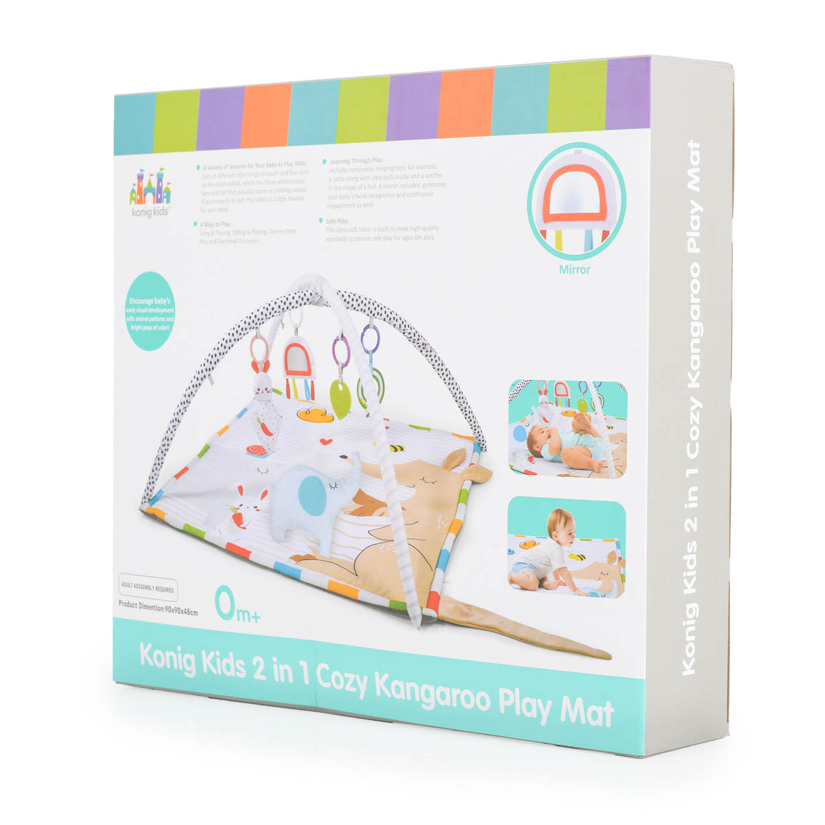 Βρεφικό Γυμναστήριο Konig Kids Cozy 63603 Παιχνίδια Βρεφικά για Μωρά 0 - 6 Μηνών Spitishop
