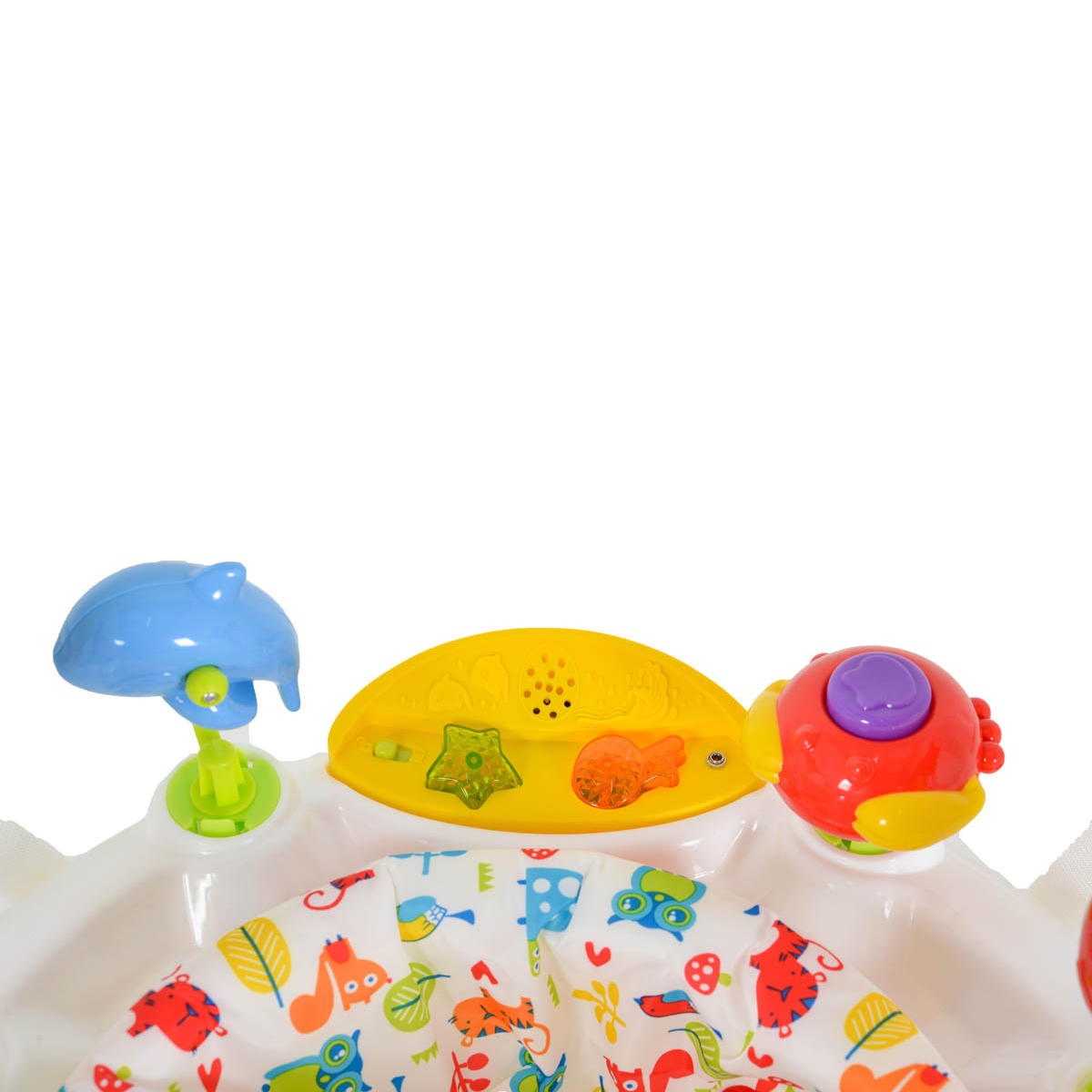 Baby Jumper (6+ Μηνών Έως 12Kg) Moni Vista White Παιχνίδια Βρεφικά για Μωρά 6 - 12 Spitishop