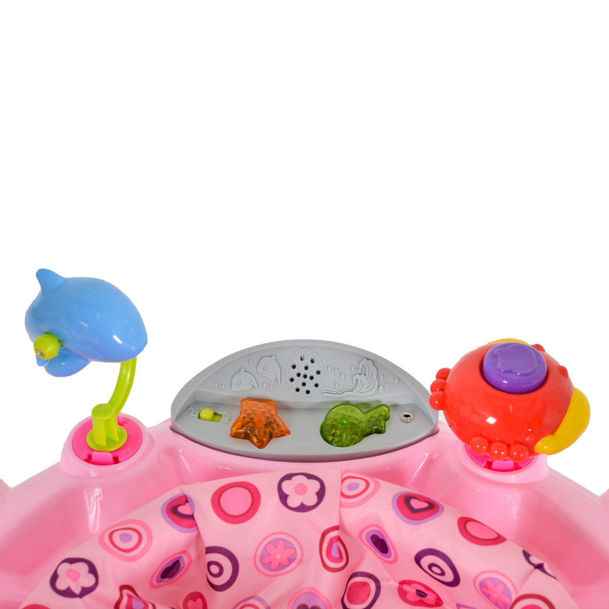 Baby Jumper (6+ Μηνών Έως 12Kg) Moni Vista Pink Παιχνίδια Βρεφικά για Μωρά 6 - 12 Spitishop