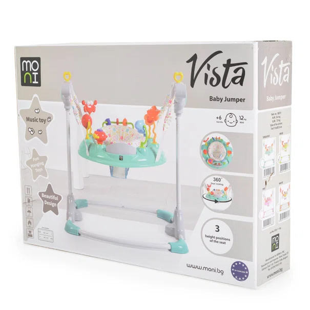 Baby Jumper (6+ Μηνών/Έως 12kg) Moni Vista Turquoise