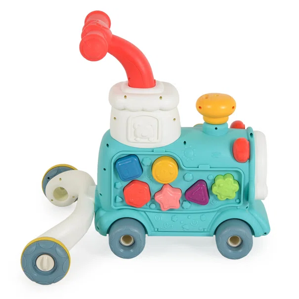 Περπατούρα Με Παιχνίδια Moni Happy Train 3 In 1 Mint