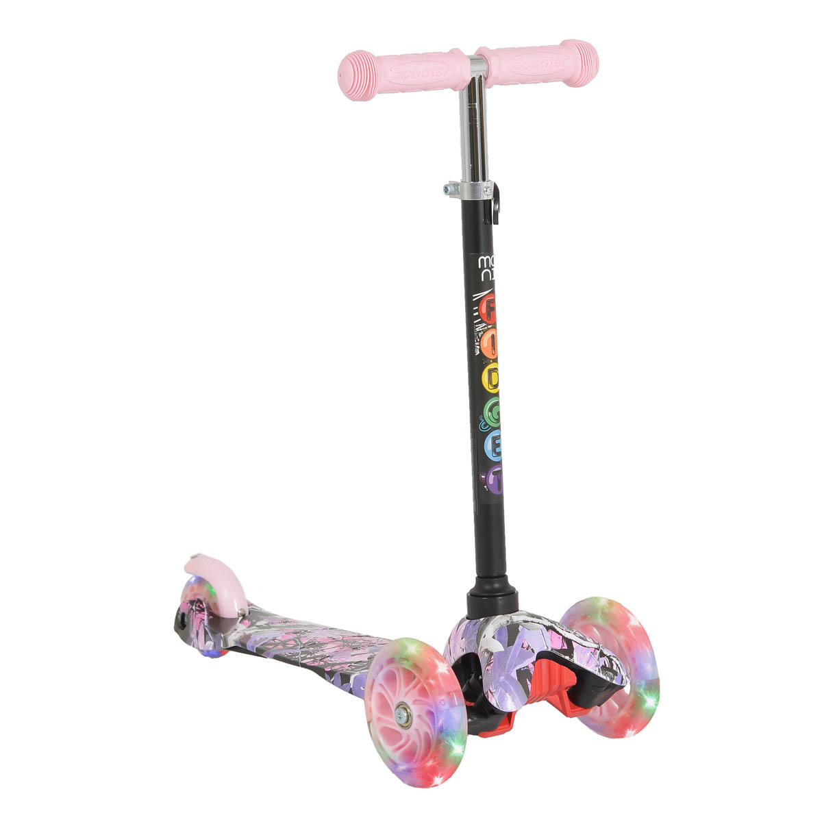 Παιδικό Πατίνι Τρίτροχο (3+ Ετών) Moni Fidget Pink