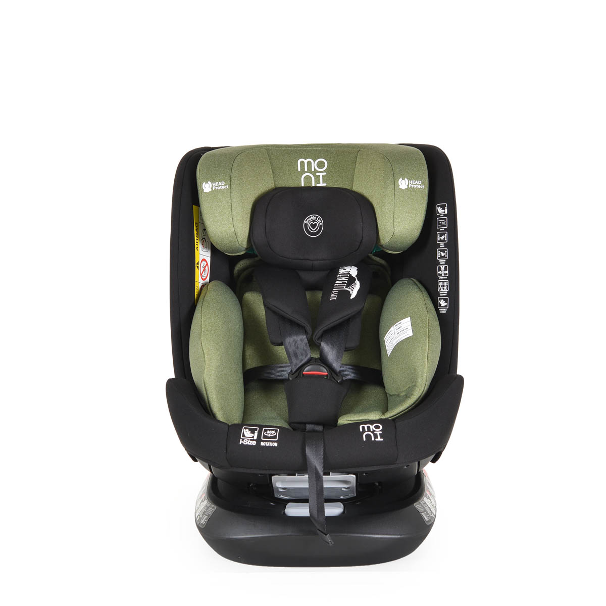 Κάθισμα Αυτοκινήτου ISOfix (40-150εκ. Ύψος) Moni Serengeti i-Size Sky Green