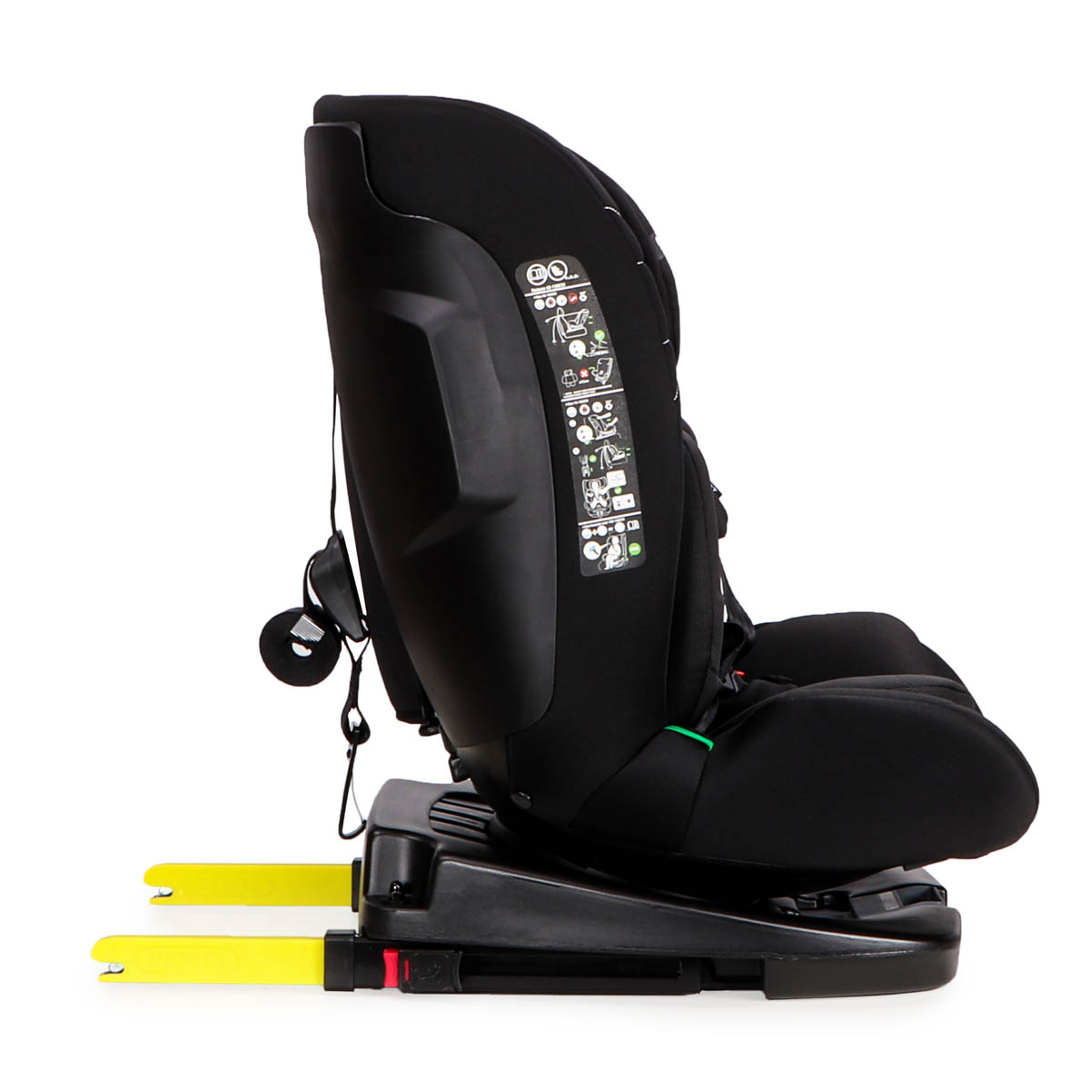 Κάθισμα Αυτοκινήτου Isofix (40-150Εκ Ύψος) Moni Vamos I-Size Intense Black Βρεφικά Καθίσματα Spitishop