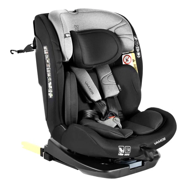 Κάθισμα Αυτοκινήτου ISOfix (40-150εκ. Ύψος) Moni Vamos i-Size Intense Stone Grey