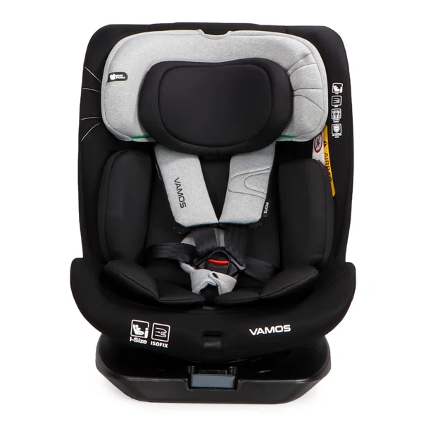 Κάθισμα Αυτοκινήτου ISOfix (40-150εκ. Ύψος) Moni Vamos i-Size Intense Stone Grey