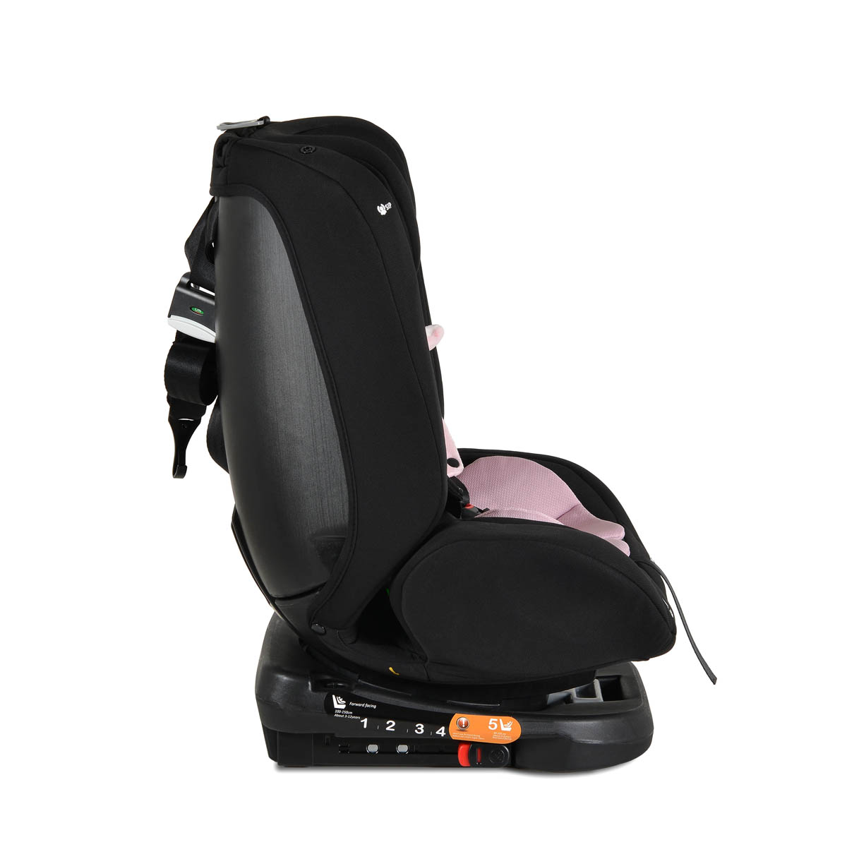 Κάθισμα Αυτοκινήτου Isofix (40-150Εκ Ύψος) Moni I-Maxx I-Size Baby Pink Βρεφικά Καθίσματα Spitishop