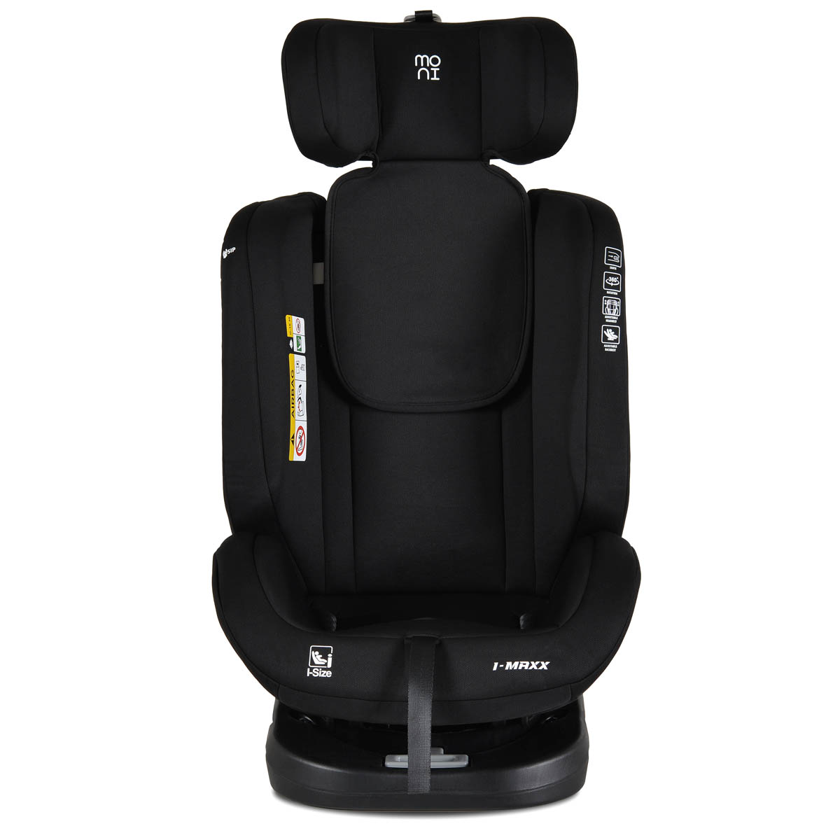 Κάθισμα Αυτοκινήτου Isofix (40-150Εκ Ύψος) Moni I-Maxx I-Size Midnight Black Βρεφικά Καθίσματα Spitishop