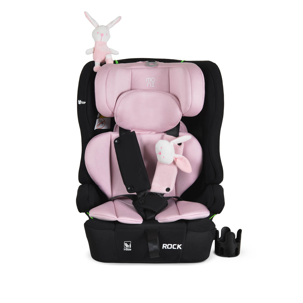 Κάθισμα Αυτοκινήτου (76-150εκ. Ύψος) Moni Rock i-Size Baby Pink