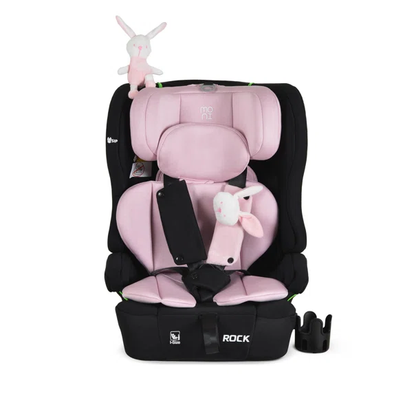 Κάθισμα Αυτοκινήτου (76-150εκ. Ύψος) Moni Rock i-Size Baby Pink