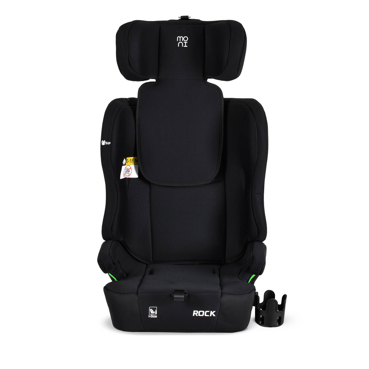 Κάθισμα Αυτοκινήτου (76-150Εκ Ύψος) Moni Rock I-Size Midnight Black Βρεφικά Καθίσματα Spitishop