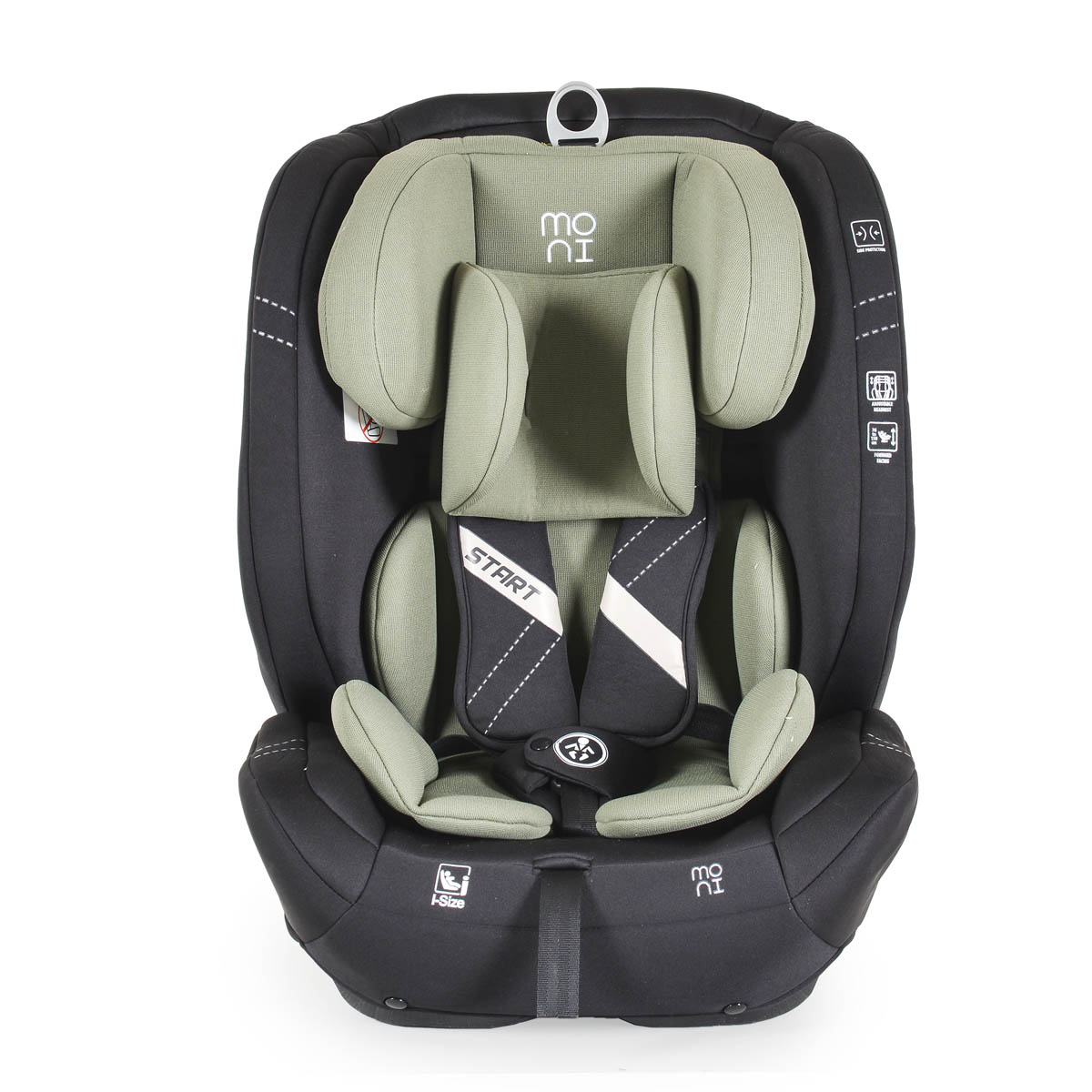 Κάθισμα Αυτοκινήτου ISOfix (76-150εκ. Ύψος) Moni Start i-Size Green