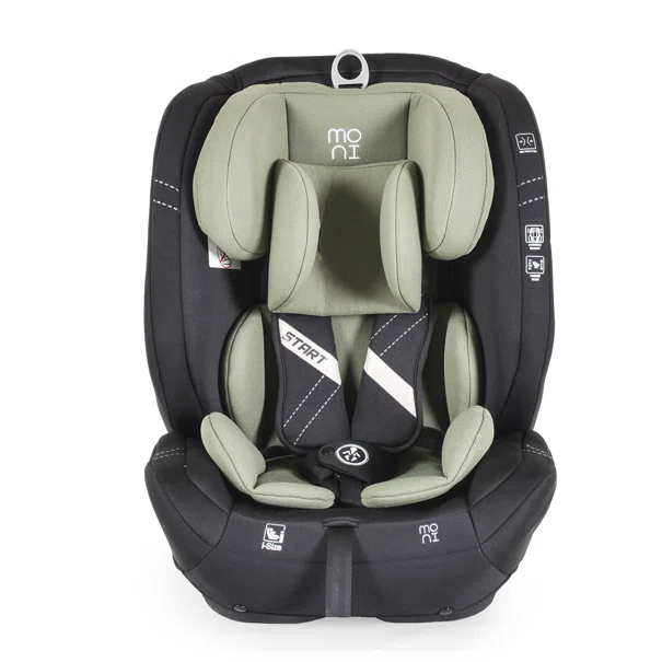 Κάθισμα Αυτοκινήτου ISOfix (76-150εκ. Ύψος) Moni Start i-Size Green
