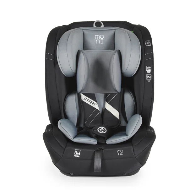 Κάθισμα Αυτοκινήτου ISOfix (76-150εκ. Ύψος) Moni Start i-Size Grey