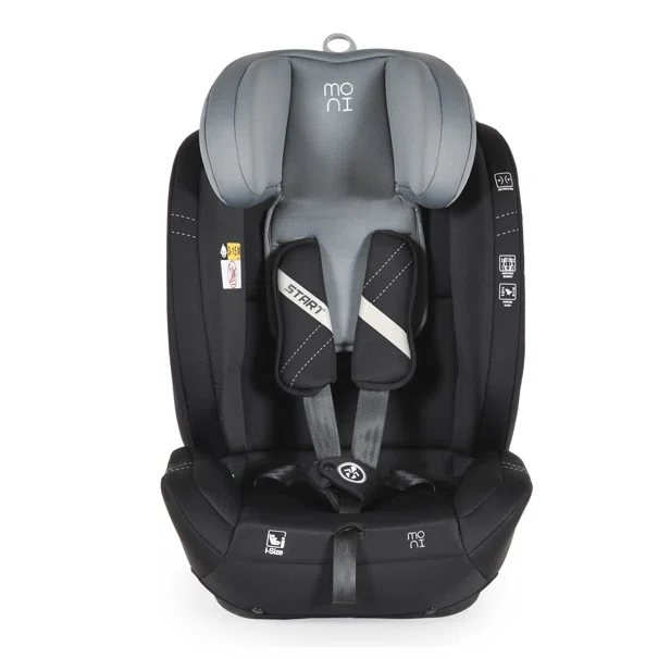 Κάθισμα Αυτοκινήτου ISOfix (76-150εκ. Ύψος) Moni Start i-Size Grey