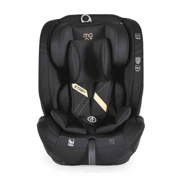 Κάθισμα Αυτοκινήτου ISOfix (76-150εκ. Ύψος) Moni Start i-Size Black