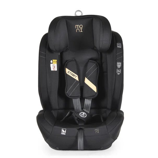 Κάθισμα Αυτοκινήτου ISOfix (76-150εκ. Ύψος) Moni Start i-Size Black