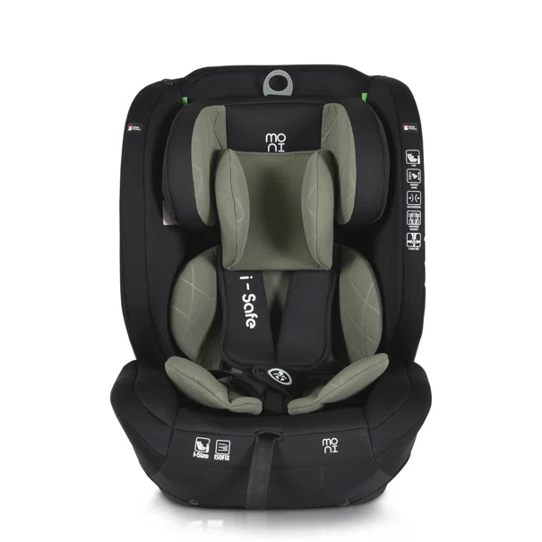 Κάθισμα Αυτοκινήτου ISOfix (76-150εκ. Ύψος) Moni i-Safe i-Size Green
